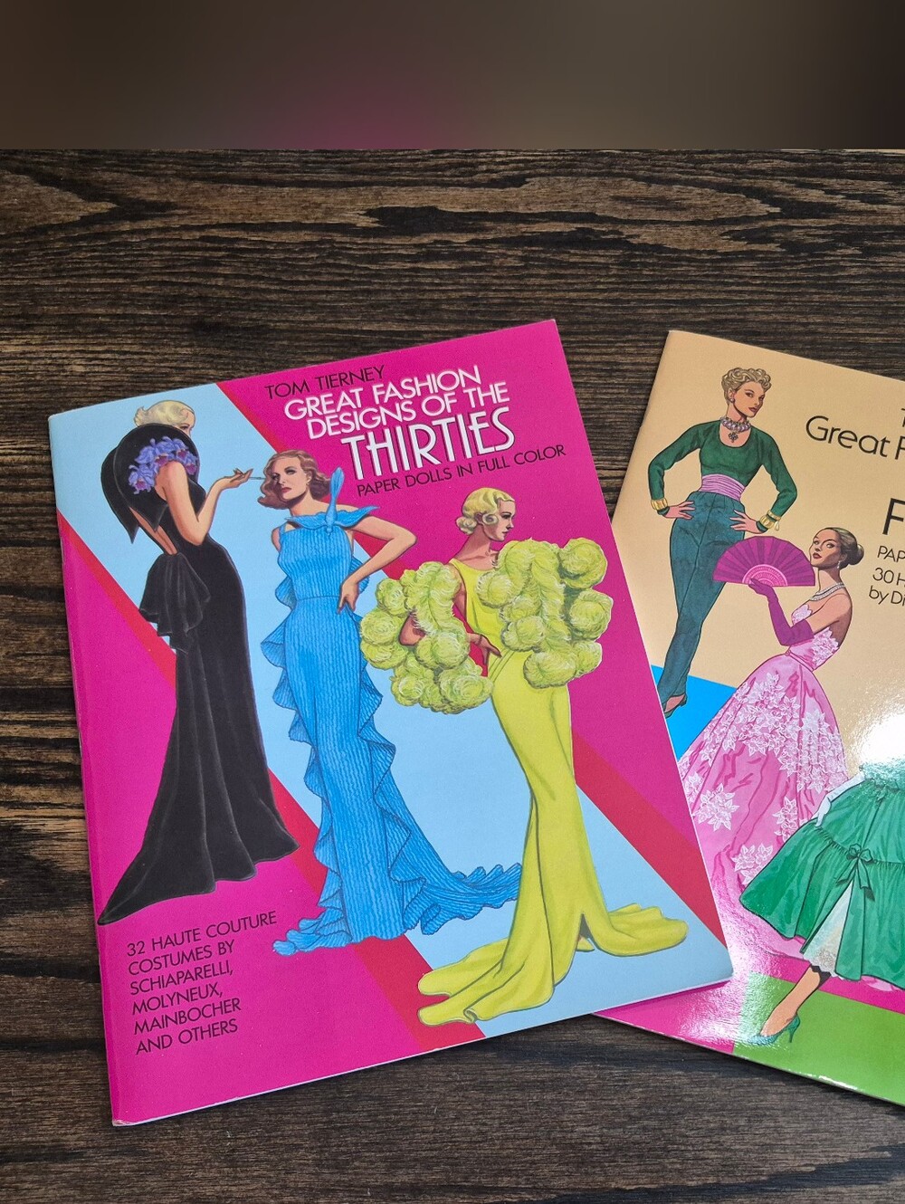 Thirties & Fifties Fashion Paper Doll Books